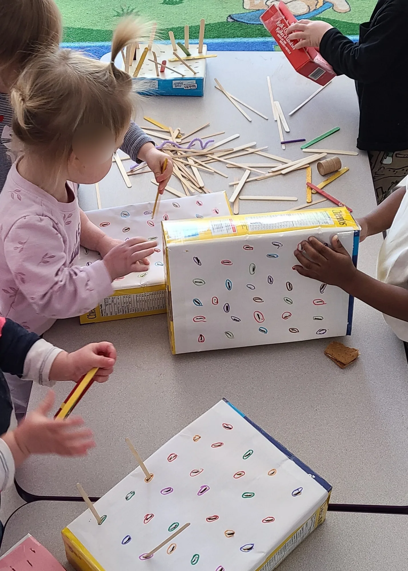 Typical day materials at Village Scholars Preschool