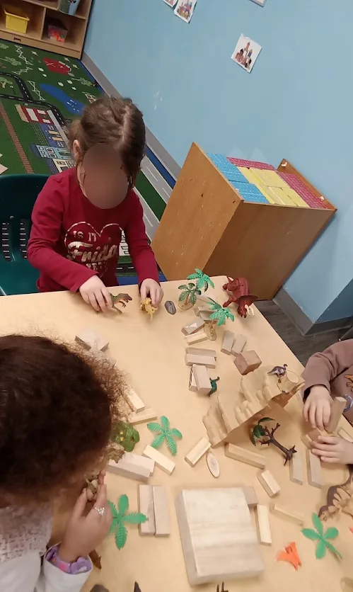 Village Scholars Preschool photo: small-world play with friends