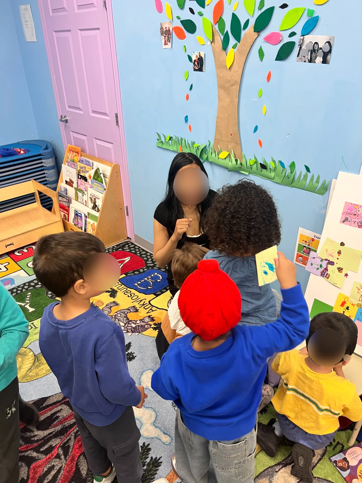 Village Scholars Preschool photo: story time with a visiting reader