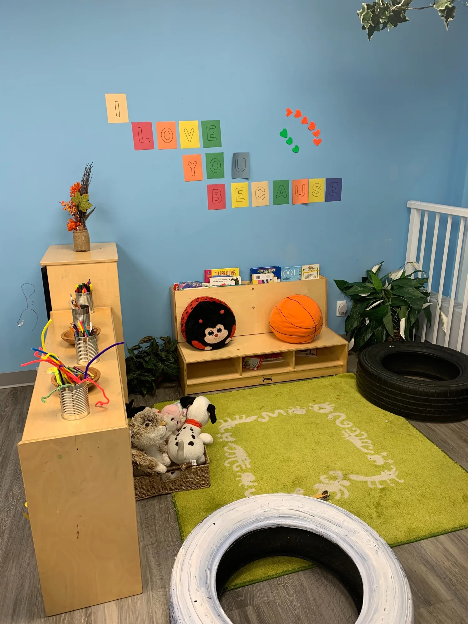 Village Scholars Preschool photo: soft green area for quiet play