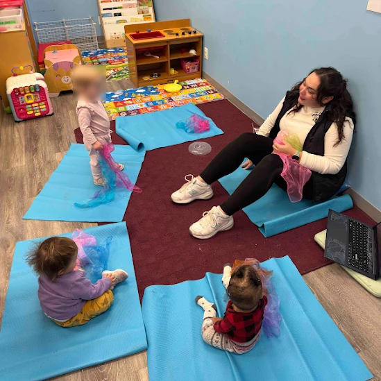 Enrichment activities with music and movement at Village Scholars Preschool